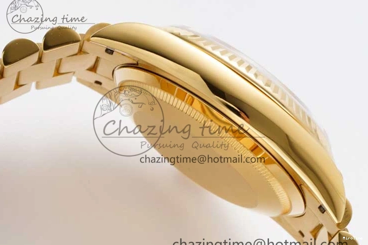 MiroTime 0321 NewStyle Day Date 36 YG RAF Best Edition Black No Marker on YG Bracelet A 2019